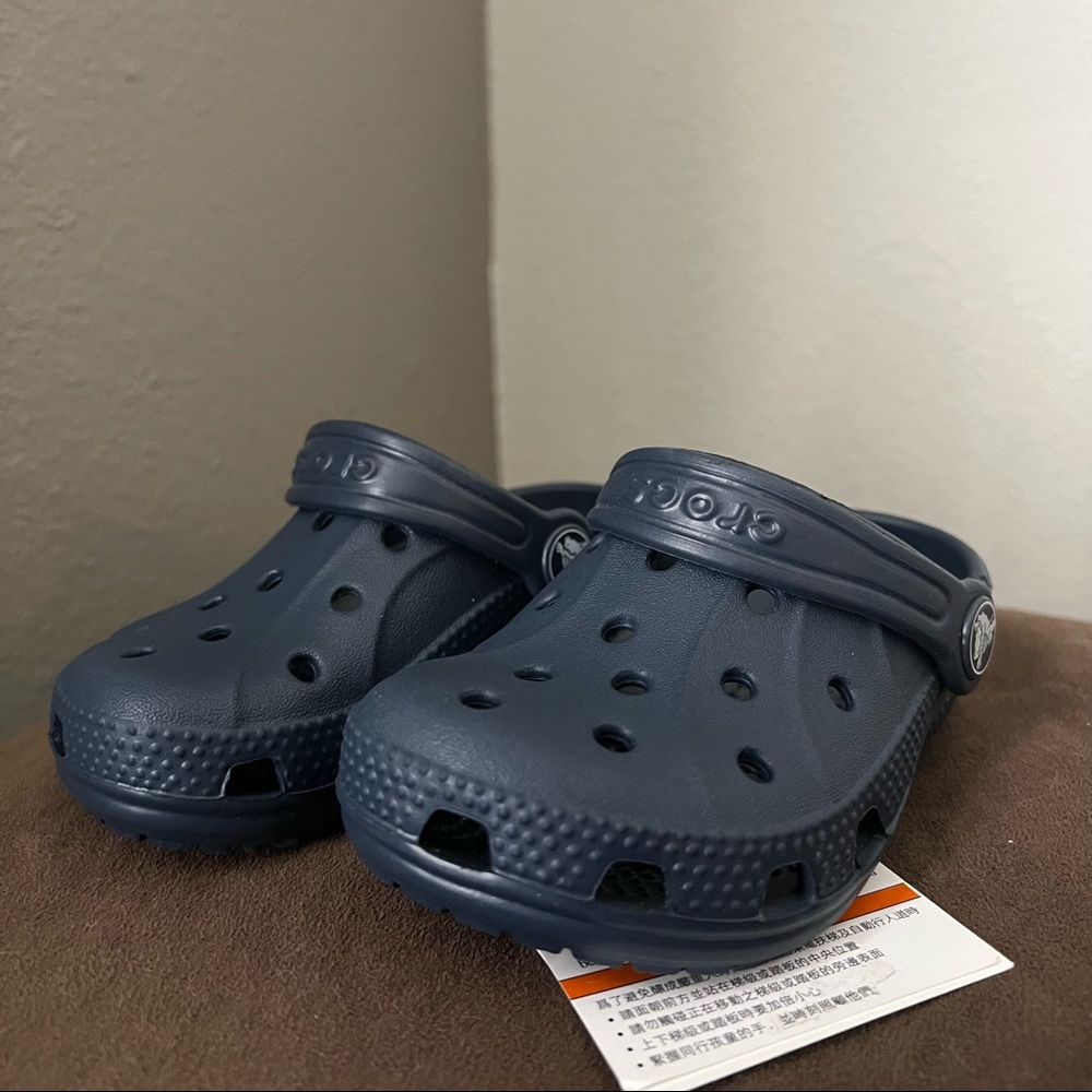 Children Crocs Navy Roomy Fit Ralen Clog K
